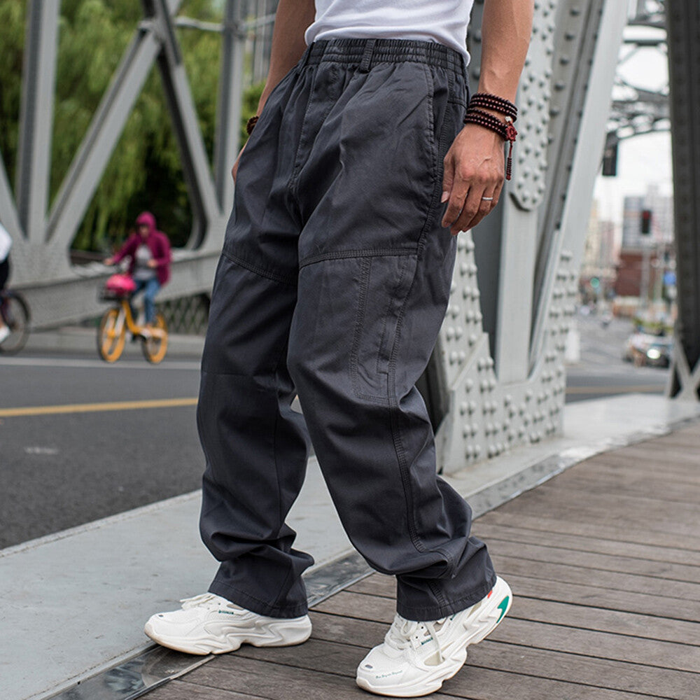Wide Leg Linen Pants for Men
