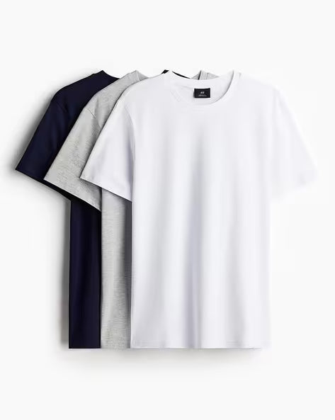 3 Pack Regular Fit T- Shirts