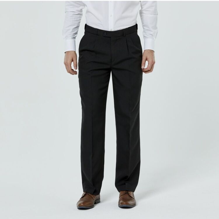 Zeds Men's Carlton Single Pleat Front Trouser